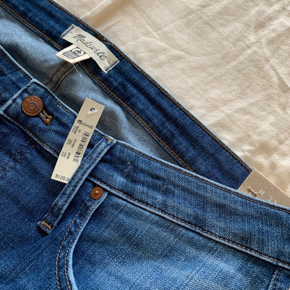 Madewell Wilcrest Wash Distressed Jean NWT